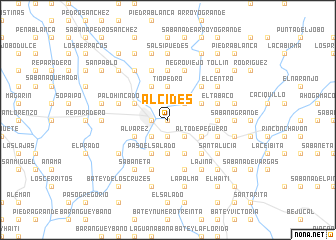 map of Alcides