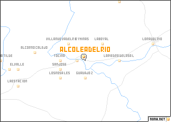 map of Alcolea del Río