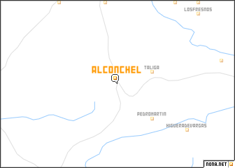map of Alconchel