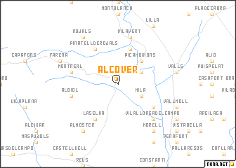 map of Alcover