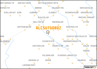 map of Alcsútdoboz