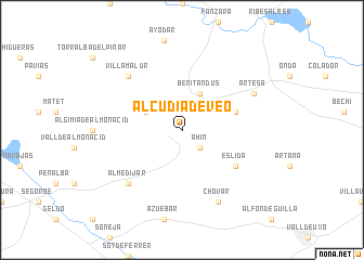 map of Alcudia de Veo