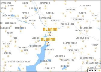 map of Aldama