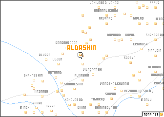 map of Āldāshīn