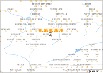 map of Aldeacueva