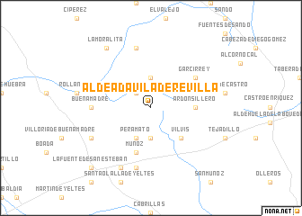 map of Aldeadávila de Revilla