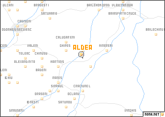 map of Aldea