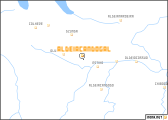 map of Aldeia Candogal