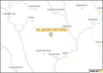 map of Aldeia Chayane