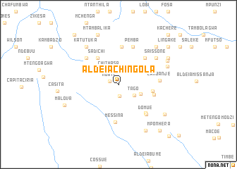 map of Aldeia Chingola