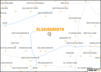 map of Aldeia da Mata
