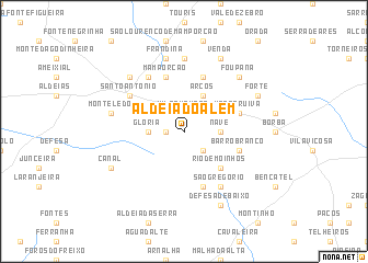 map of Aldeia do Além
