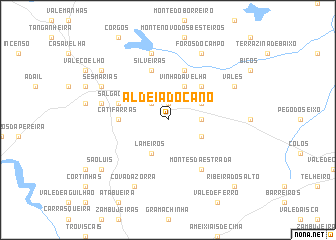 map of Aldeia do Cano