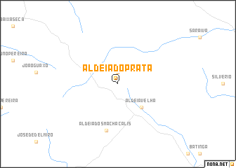 map of Aldeia do Prata