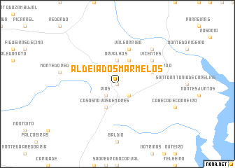 map of Aldeia dos Marmelos