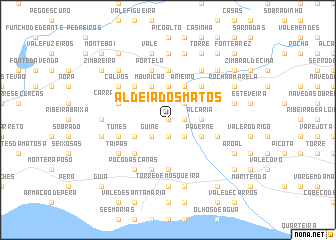 map of Aldeia dos Matos