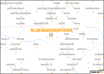 map of Aldeia dos Mourinhos
