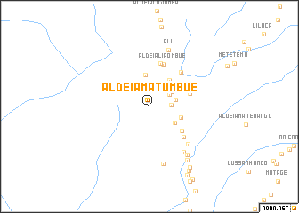 map of Aldeia Matumbué