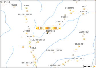 map of Aldeia Nduica