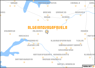 map of Aldeia Nova da Favela