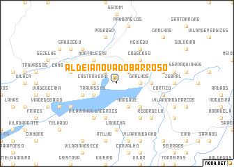 map of Aldeia Nova do Barroso