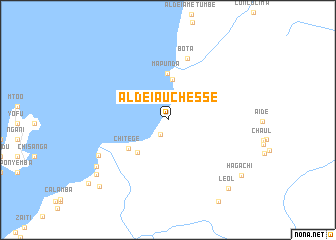 map of Aldeia Uchesse