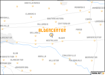 map of Alden Center