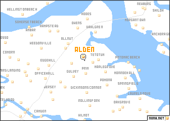 map of Alden