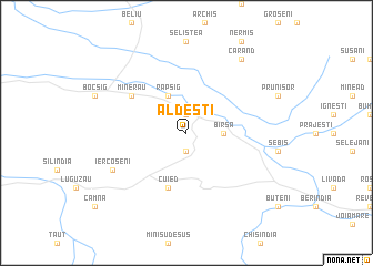 map of Aldeşti