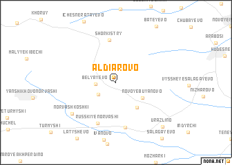 map of Aldiarovo