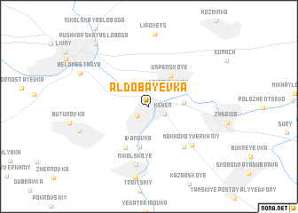 map of Aldobayevka