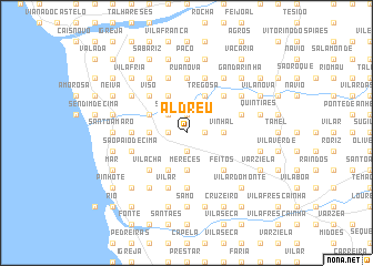map of Aldreu