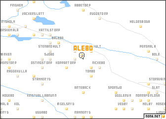 map of Alebo