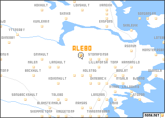 map of Alebo