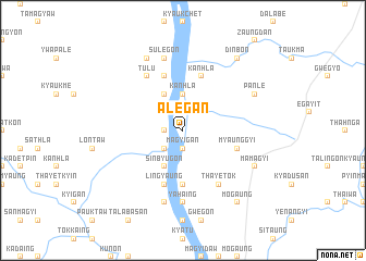 map of Alègan
