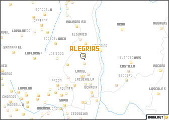 map of Alegrías