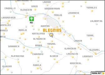 map of Alegrías