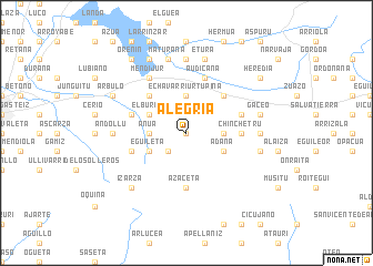 map of Alegría