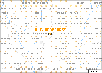 map of Alejandro Bass