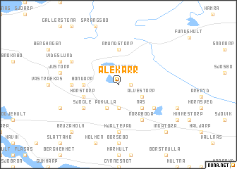 map of Älekärr