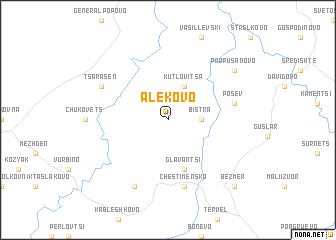 map of Alekovo