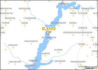 map of Alékro