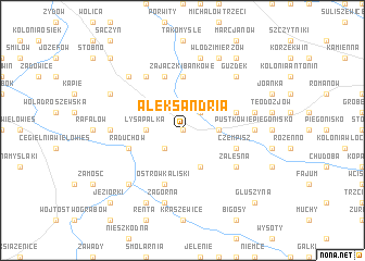 map of Aleksandria