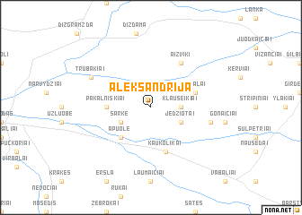 map of Aleksandrija