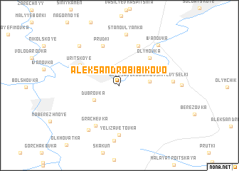 map of Aleksandro-Bibikovo