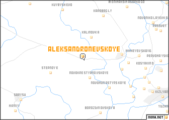 map of Aleksandro-Nevskoye