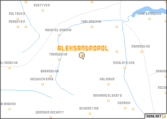 map of Aleksandropolʼ