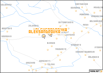 map of Aleksandrovka