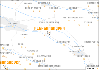 map of Aleksandrovka