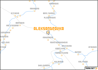 map of Aleksandrovka